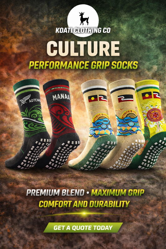 Custom grip socks