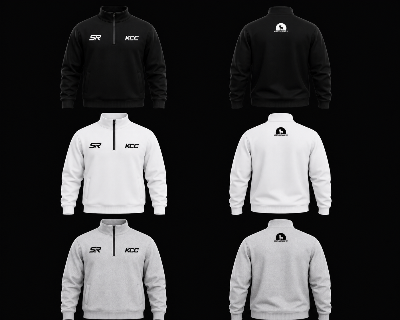 1/4 zip Minimum order 10