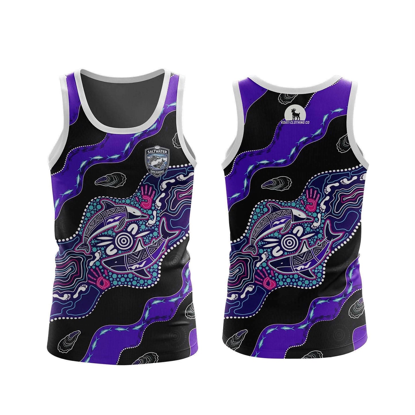 Salt Water Dreaming Training Singlet – Pre-Sale 5 WEEKS AFTER SALE FINISHS